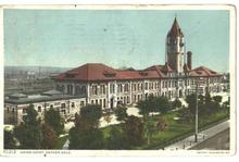 Railroad Union Depot Denver Colorado OLD 1911 Post Card