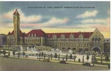 Railroad Union Station St. Louis Missouri OLD Post Card