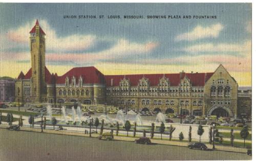 Railroad Union Station St. Louis Missouri OLD Post Card