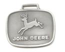 JOHN DEERE WATCH FOB 1956 Logo Fine Pewter