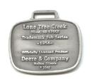 JOHN DEERE WATCH FOB 1956 Logo Fine Pewter