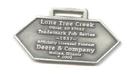 JOHN DEERE WATCH FOB 1937 Logo Fine Pewter