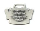 JOHN DEERE WATCH FOB 1912 Logo Fine Pewter