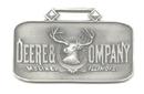 JOHN DEERE WATCH FOB 1885 Logo Fine Pewter