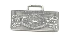 JOHN DEERE WATCH FOB 1876 Kansas City Pewter