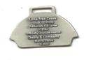 JOHN DEERE WATCH FOB 1876 Logo Fine Pewter