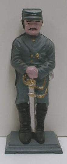 CAST IRON Civil War Soldier - NICE!
