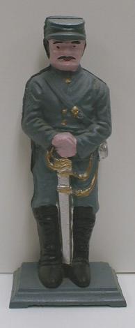 CAST IRON Civil War Soldier - NICE!