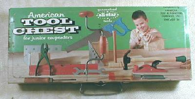 American Tool Chest OLD 1950's Boy's Toy