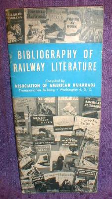 Old 1950 Railway Literature Railroad Booklet