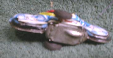 Tin Friction Motorcycle Old 1950's Toy Made in Japan
