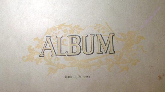 Old Autograph Album w/ Gilt Made in Germany VERY Pretty