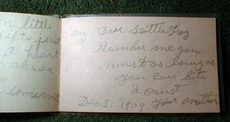 Old Autograph Album w/ Gilt Made in Germany VERY Pretty