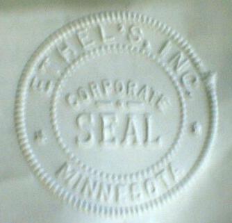 Old Ethel's Corporate Seal Minnesota Pocket Seal Pouch