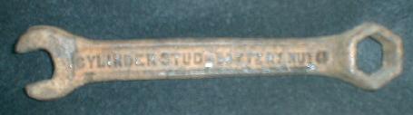 OLD General Nut Spark Plug Wrench Antique CAST IRON
