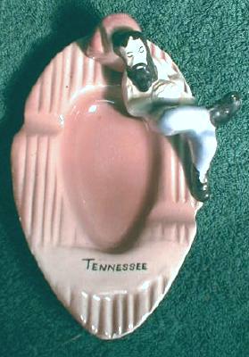 Old TENNESSEE Hillbilly Ashtray Souvenir
