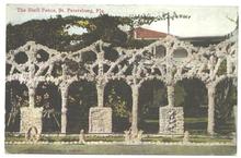 Old Post Card The Shell Fence, St. Petersburg, Florida