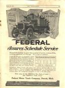 Old 1917 FEDERAL Trucks ORIGINAL Adv. Harpers Weekly RR