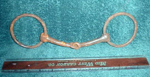 Old Antique Iron Horse Bit - Large