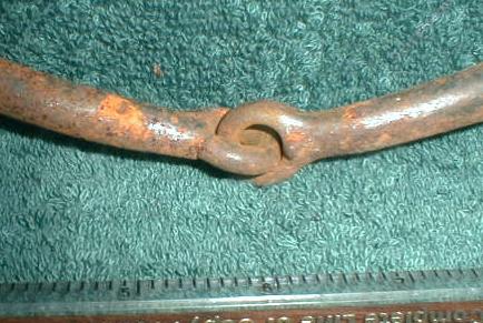 Old Antique Iron Horse Bit - Large