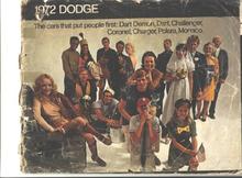 2 ORIGINAL Dodge Charger Sales Brochures 1972-73