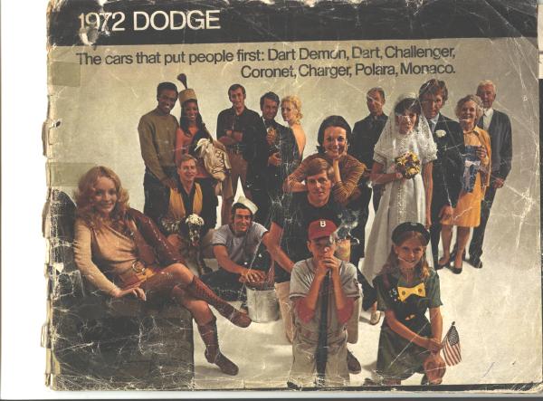 2 ORIGINAL Dodge Charger Sales Brochures 1972-73