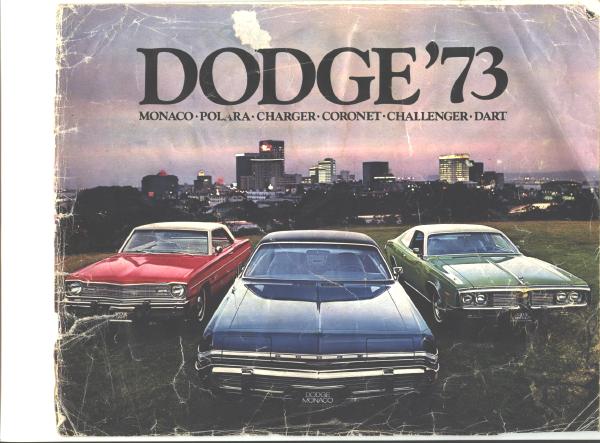 2 ORIGINAL Dodge Charger Sales Brochures 1972-73