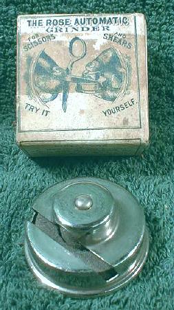 ROSE Automatic Scissors Grinder OLD! 1904 - ORIGINAL Box