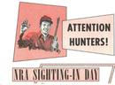 Old 1960 NRA American Rifleman Sighting-In Day Literature