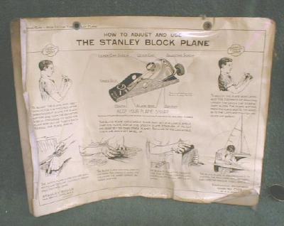 2 Old 1928 STANLEY Block Plane How to Use Adjust CHARTS