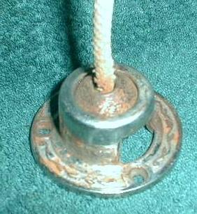 Old 1900 NICOLS Boxing Punch Bag Hanger Metal Fancy