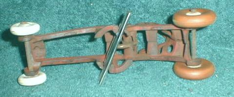 Old KENTON Cast Iron Road Grader Construction Toy