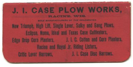 J.I. CASE Plow Works Old 1910 Ledger Book Montevideo MN