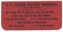 J.I. CASE Plow Works Old 1910 Ledger Book Montevideo MN