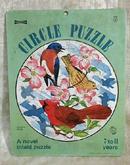 Inlaid Circle Puzzle SAALFIELD Birds Spring - Vintage
