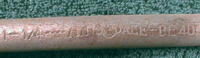 Old HINSDALE Wrench - 1 1/4