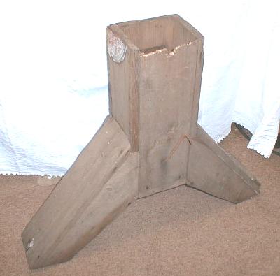 Antique Grain Divider Wood Elevator Agriculture
