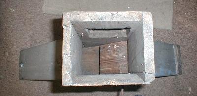 Antique Grain Divider Wood Elevator Agriculture