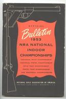 OLD Original NRA National Indoor 1953 Championships Booklet