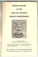 OLD Original NRA National Indoor 1953 Championships Booklet