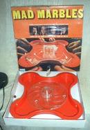 Old Mad Marbles Lakeside Family Game Rotating Complete