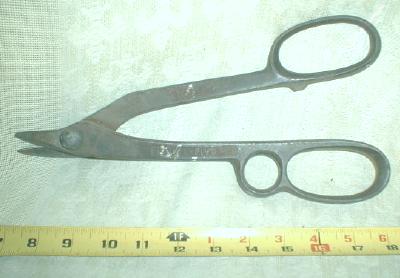 Old Scroll Pivoter Wiss 9X Snips Tool w/ Finger Hole
