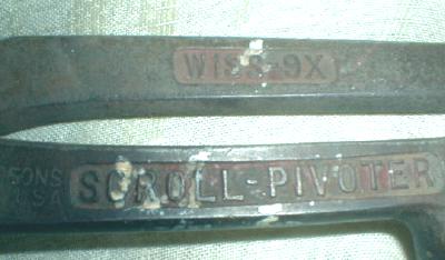 Old Scroll Pivoter Wiss 9X Snips Tool w/ Finger Hole