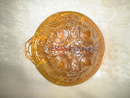 Old Carnival Glass Finish Divided Relish Dish 1960's