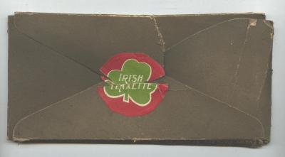 Old Men's Handkerchief Box Irish Flaxette Linen Hankies