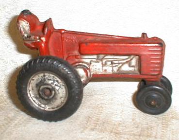 Old AUBURN John Deere Toy Farm Tractor Red AUB-RUBR