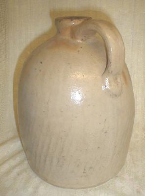 SALT GLAZE Stoneware Jug UNUSUAL - Very Old!