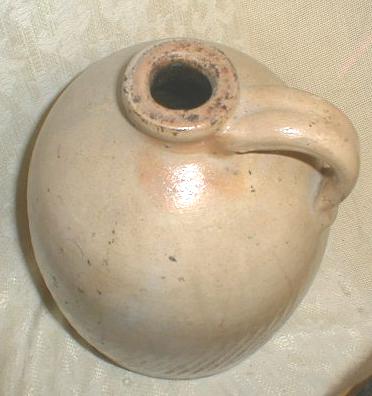 SALT GLAZE Stoneware Jug UNUSUAL - Very Old!