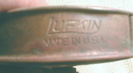 LUFKIN Cloth Tape Measure 50 ' Metal Case - Old Antique