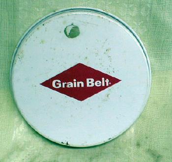 Old GRAIN BELT Beer Advertising Round Metal Tray